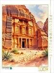 CALVENDO Puzzle Petra - Das Felsenwunder Jordaniens 1000 Teile Lege-Gr&ouml;&szlig;e...