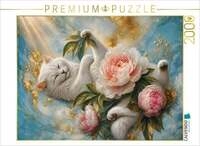 CALVENDO Puzzle Samtpfoten Spiel 2000 Teile Lege-Gr&ouml;&szlig;e 90 &times; 67 cm...
