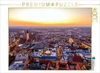 CALVENDO Puzzle Sonnenuntergang &uuml;ber Leipzig 2000 Teile Lege-Gr&ouml;&szlig;e 90 &times; 67 cm