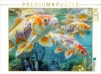 CALVENDO Puzzle Kois 1000 Teile Lege-Gr&ouml;&szlig;e 64x48cm Foto-Puzzle f&uuml;r...