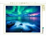 CALVENDO Puzzle Nordlicht. Langzeit. G&auml;nsehaut. 1000 Teile Lege-Gr&ouml;&szlig;e 64 &times;...