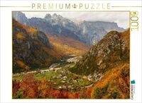 CALVENDO Puzzle Blick auf das Thet-Tal in den Albanischen Alpen 1000 Teile