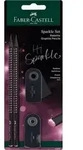 Faber-Castell Schreibset Sparkle Midnight rose
