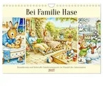 Bei Familie Hase (Wandkalender 2027 DIN A4 quer), CALVENDO Monatskalender