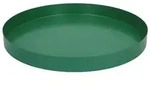 Tablett aus Edelstahl