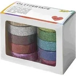 Folia Glitzer-Tape 10er-Set, 5mx15mm