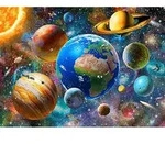 PRACHT Diamond Painting Weltall 40x30cm