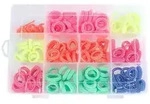 Soft Loomb&auml;nder Set 195 Teile 6 Farben, 15 Clips