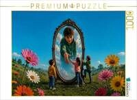 CALVENDO Puzzle Durch den Spiegel 1000 Teile Lege-Gr&ouml;&szlig;e 64 &times; 48 cm Foto-Puzzle