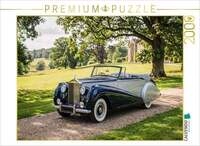 CALVENDO Puzzle Rolls-Royce Silver Dawn Drophead Coup&eacute; (GB, 1950-53) im Park eines