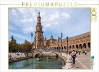 CALVENDO Puzzle Plaza de Espana mit Kanal 2000 Teile Lege-Gr&ouml;&szlig;e 90 &times; 67 cm
