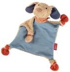 Sigikid 31303 - Schnuffeltuch Hund Fips, Classics, Baumwolle, 26 cm