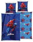 Klaus Hering 4436433050 - Disney Bettw&auml;sche, Spiderman, 80x80+135x200 cm