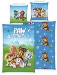 Klaus Hering 4432486050 - Paw Patrol Bettw&auml;sche, Paw Patrol Boys Glow in the dark,