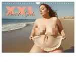 XXL Beach Girls Kalender - Kurvige Frauen am Strand (Wandkalender 2027 DIN A4 quer),