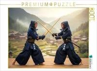 CALVENDO Puzzle Kendo Kampfsport 1000 Teile Lege-Gr&ouml;&szlig;e 64x48cm Foto-Puzzle f&uuml;r