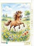 CALVENDO Puzzle Springendes Fohlen 1000 Teile Lege-Gr&ouml;&szlig;e 64x48cm Foto-Puzzle f&uuml;r