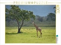 CALVENDO Puzzle Giraffe 1000 Teile Lege-Gr&ouml;&szlig;e 64x48cm Foto-Puzzle f&uuml;r gl&uuml;ckliche
