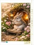 CALVENDO Puzzle Ein Moment zum Durchatmen - Der kleine Hase vor seinem Bau 1000 Teile