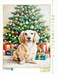 CALVENDO Puzzle Weihnachten mit Dackel 1000 Teile Puzzle hoch 1000 Teile Lege-Gr&ouml;&szlig;e