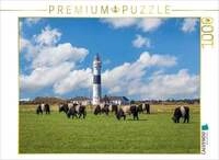 CALVENDO Puzzle Leuchtturm Langer Christian in Kampen auf Sylt 1000 Teile