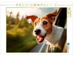 CALVENDO Puzzle Jack Russell Terrier - Reiselust 1000 Teile Lege-Gr&ouml;&szlig;e 64 &times; 48 cm