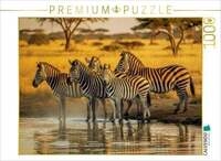CALVENDO Puzzle Zebras, Harmonie im Kontrast. 1000 Teile Lege-Gr&ouml;&szlig;e 64 &times; 48...