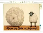 CALVENDO Puzzle Wollschaf 1000 Teile Lege-Gr&ouml;&szlig;e 64x48cm Foto-Puzzle f&uuml;r
