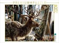CALVENDO Puzzle Pinselhirsch 2000 Teile Lege-Gr&ouml;&szlig;e 90x67cm Foto-Puzzle f&uuml;r
