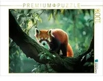 CALVENDO Puzzle Roter Panda - Abenteuer in den Baumkronen 1000 Teile Lege-Gr&ouml;&szlig;e