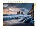 CALVENDO Puzzle Island - Reynisfjara 1000 Teile Lege-Gr&ouml;&szlig;e 64x48cm Foto-Puzzle f&uuml;r