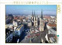CALVENDO Puzzle Marktplatz in Halle / Saale 2000 Teile Lege-Gr&ouml;&szlig;e 90x67cm