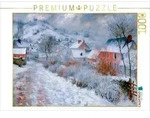 CALVENDO Puzzle Winter im Dorf 1000 Teile Lege-Gr&ouml;&szlig;e 64x48cm Foto-Puzzle f&uuml;r
