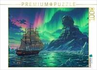 CALVENDO Puzzle Szene aus "Die Eissphinx" von Jules Verne 1000 Teile Lege-Gr&ouml;&szlig;e