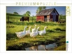 CALVENDO Puzzle Landluft macht gl&uuml;cklich, und Tiere machen's komplett. 1000 Teile