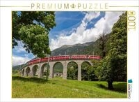 CALVENDO Puzzle Die Schweizer Eisenbahn auf dem Kreisviadukt 1000 Teile...