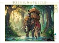 CALVENDO Puzzle Durch den Dschungel Indiens 2000 Teile Lege-Gr&ouml;&szlig;e 90x67cm