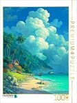 CALVENDO Puzzle Strandhaus auf Okinawa 1000 Teile Lege-Gr&ouml;&szlig;e 64x48cm Foto-Puzzle