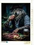 CALVENDO Puzzle Der Wolf - Grenzg&auml;nger der D&auml;mmerung 2000 Teile Lege-Gr&ouml;&szlig;e