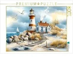 CALVENDO Puzzle Der Leuchtturm - zu jeder Zeit weist er den Weg 1000 Teile