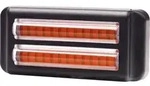 WAS Frontblitzer / Stra&szlig;enr&auml;umer 2469 12 V/DC, 24 V/DC &uuml;ber Bordnetz Aufbau Orange