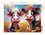 CALVENDO Puzzle Zwei s&uuml;&szlig;e K&uuml;he zum knuddeln 1000 Teile Lege-Gr&ouml;&szlig;e 64 &times; 48...