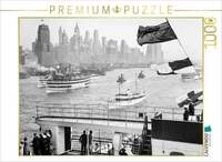 CALVENDO Puzzle Historic New York: Manhattan skyline from ferry boat, 1936 1000...