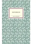 Notizbuch Insel-B&uuml;cherei &raquo;Blumendekor waldgr&uuml;n&laquo;