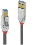 LINDY USB-Kabel USB 3.2 Gen1 USB-A Stecker, USB-B Stecker 5.00 m Grau 36664
