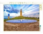 CALVENDO Puzzle Die Winde des Nordens - Wenn die Windrose am Herkulesturm neue