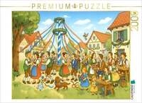 CALVENDO Puzzle Bayerisches Maifest Wimmelbild mit Tanzbaum und fr&ouml;hlichen