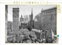 CALVENDO Puzzle Historic New York: Trinity churchyard and skyscrapers, ca. 1908...