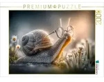 CALVENDO Puzzle Eine Schnecke 2000 Teile Lege-Gr&ouml;&szlig;e 90 &times; 67 cm Foto-Puzzle...
