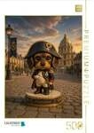 CALVENDO Puzzle Dackel als Napoleon Bonaparte 500 Teile Lege-Gr&ouml;&szlig;e 48 &times; 36 cm